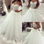 Long A-line Sweetheart Lace Top Tulle Bridal Gown, Wedding Party Dresses, WD0021