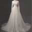 Long Wedding Dress, Lace Wedding Dress, Tulle Wedding Dress, Honest Bridal Dress, Long Sleeve Wedding Dress, Custom Made Wedding Dress, LB0272