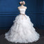 Sweetheart Lace Top Cute Bridal Gown, Cheap Popular Chiffon Wedding Dress, WD0027