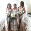Elegant Sexy Unique Side Slit New Arrival Cheap Long Wedding Bridesmaid Dresses, WG319