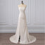 Long Wedding Dress, Sweet Heart Wedding Dress, chiffon Bridal Dress, Sequin and Applique Wedding Dress, Side Split  Wedding Dress, LB0323