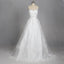 Long Wedding Dress, Sweet Heart Wedding Dress, Lace Bridal Dress, Applique Wedding Dress, Simple Design Wedding Dress, Backless Wedding Dress, LB0324