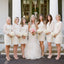 Long Sleeves Lace Short Elegant Cheap Wedding Bridesmaid Dresses, WG339