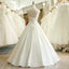 Long Wedding Dress, Hot Sale Wedding Dress, Satin Bridal Dress,Sleeveless Wedding Dress, Beading Wedding Dress, Lace Wedding Dress, Backless Wedding Dress, LB0380
