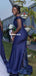 Off Shoulder Mermaid Gorgeous Soft Satin Tulle Bridesmaid Dress, FC6055