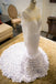 Sexy Deep V-Neck  Sleeveless Long A-line Wedding Party Dresses With Appliques, WD0081