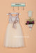 Round Neckline Tulle Flower Girl Dresses, Popular Little Girl Dresses, LB0997