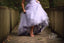 A-line Tulle Lace Straight Neckline Wedding Dress, Beach Wedding Dress, FC000001