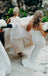 Charming Spaghetti Straps Backless Ivory Bridesmaid Dress, FC5043