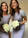 Cap Sleeve Sheath Beaded Backless Jersey Long Wedding Dresses, FC1753