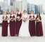New Arrival Tulle  A-Line Simple Cheap Floor-Length Bridesmaid Dresses, FC1162