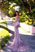 Charming One Shoulder Mermaid Sequin Backless Sparly Prom Dress, FC3834