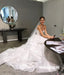 Charming A-line Sweetheart Lace Backless Wedding Dress, FC1912