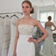 Lace Top Mermaid Sweet Heart Wedding Dress, Vintage Sexy Backless Wedding Dress, LB0752
