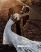 Stunning Mermaid Lace Off Shoulder Sweetheart Backless Wedding Dresses, FC5188